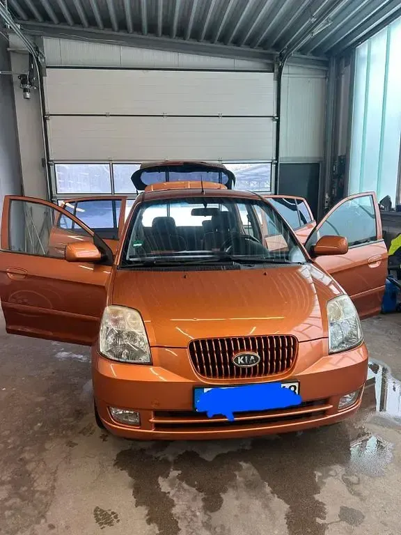 Gebraucht Kia Picanto EX 65 PS (47 kW) 2004 Orange Kleinwagen