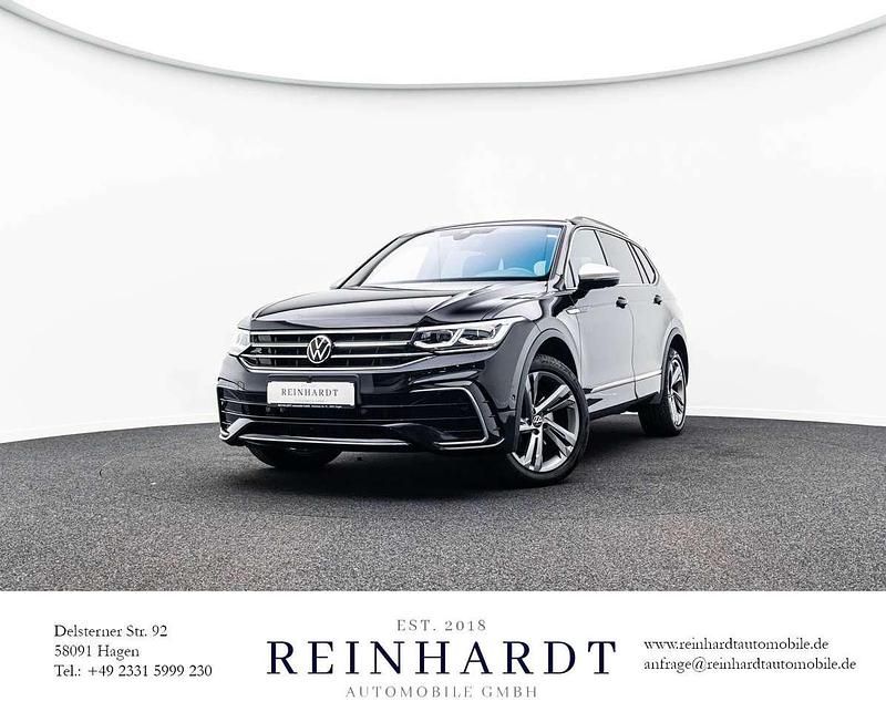Deep black perleffekt Gebraucht 2023 VW Tiguan Allspace R-line SUV | 40.915 € (Fairer Preis) - Bild 1/3