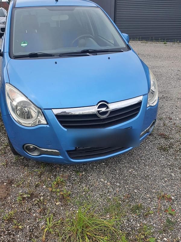 Blau Gebraucht 2008 Opel Agila Kleinwagen | 1.250 € (Superpreis) - Bild 1/4