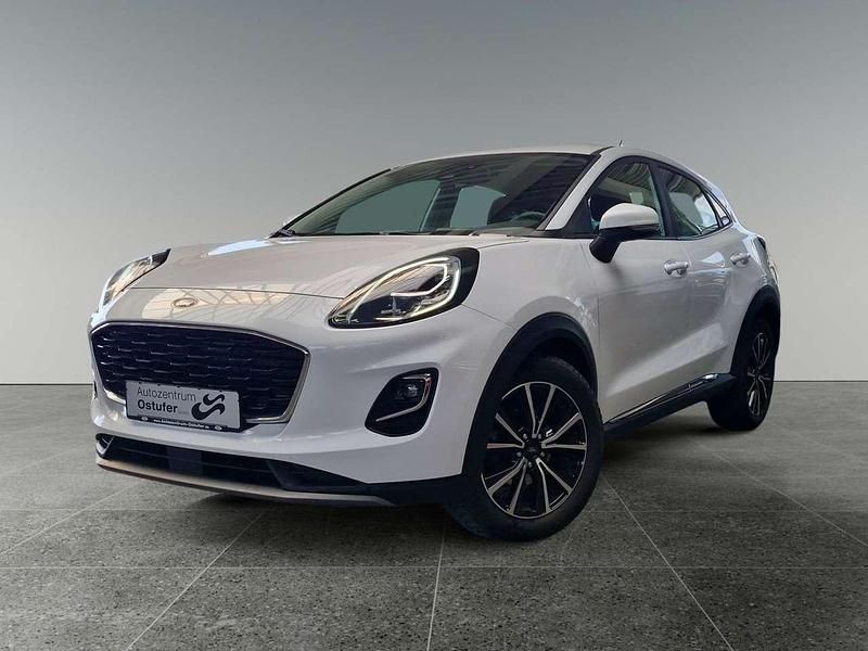 Frostweiss Gebraucht 2022 Ford Puma Titanium Limousine | 14.790 € (Superpreis) - Bild 1/4