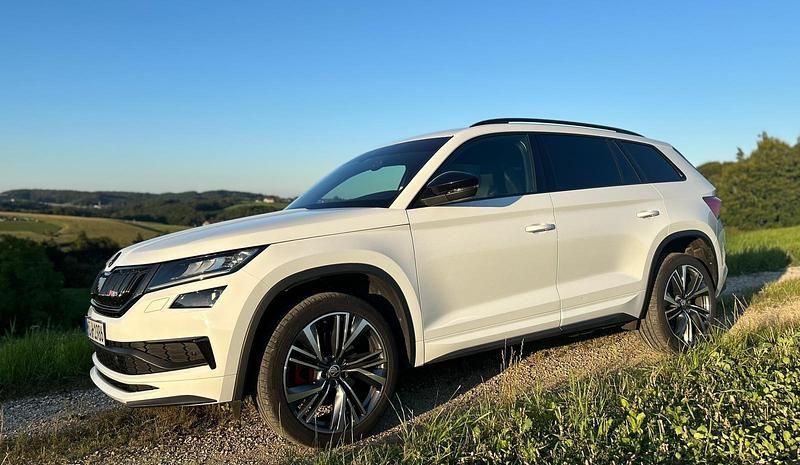 Gebraucht Skoda Kodiaq RS 239 PS (175 kW) 2020 Weiß SUV
