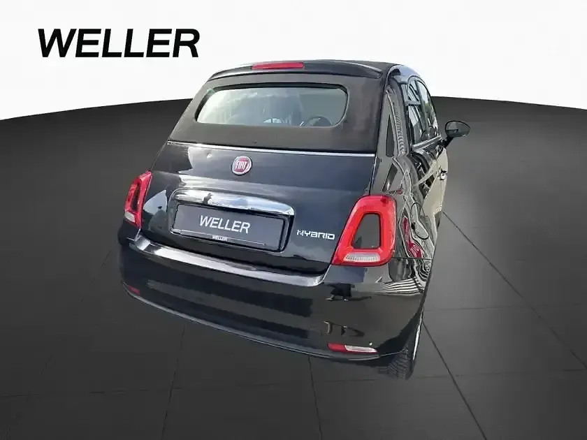 Gebraucht Fiat 500C 69 PS (50 kW) 2023 Vesuvio schwarz (schwarz) Cabrio