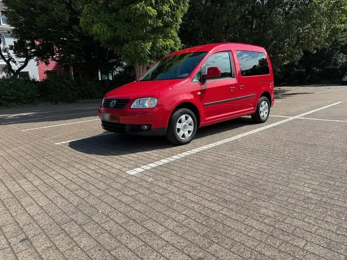 Gebraucht VW Caddy Life 80 PS (58 kW) 2008 Rot Van / Kleinbus