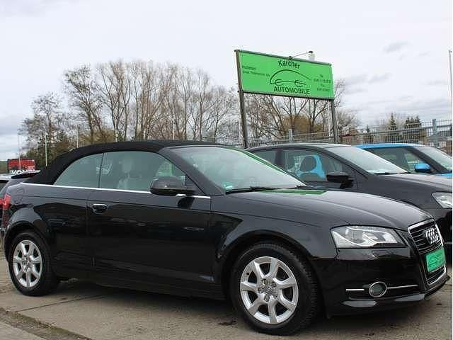 Phantomschwarz perleffekt Gebraucht 2011 Audi A3 Cabriolet Attraction Cabrio | 10.500 € (Fairer Preis) - Bild 1/4