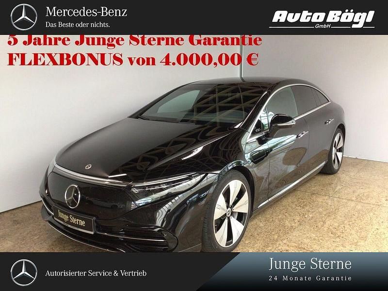 Schwarz Gebraucht 2022 Mercedes EQS350 Advanced Plus Limousine | 59.680 € - Bild 1/4