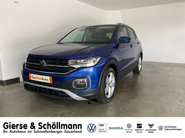 Blau Gebraucht 2022 VW T-Cross Style SUV | 19.950 € (Guter Preis) - Bild 1/4