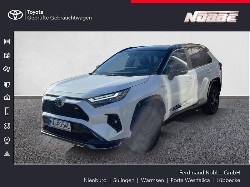 Platinumweiß perleffekt/dach t Gebraucht 2023 Toyota RAV4 Hybrid Sport SUV | 48.890 € (Teuer) - Bild 1/4