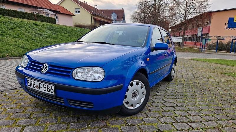 Blau Gebraucht 1998 VW Golf IV Basis Limousine | 2.200 € (Guter Preis) - Bild 1/4