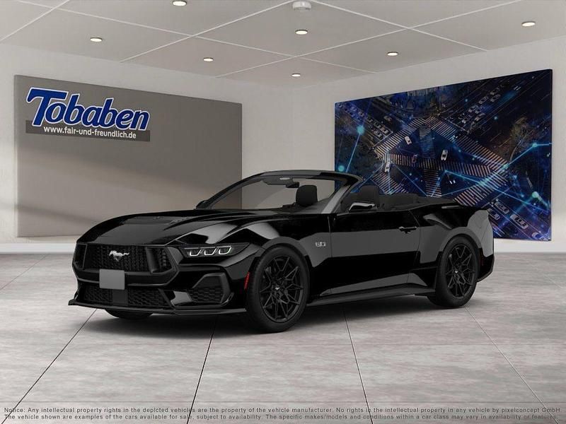 Neu Ford Mustang GT 446 PS (328 kW) 2025 Schwarz Cabrio