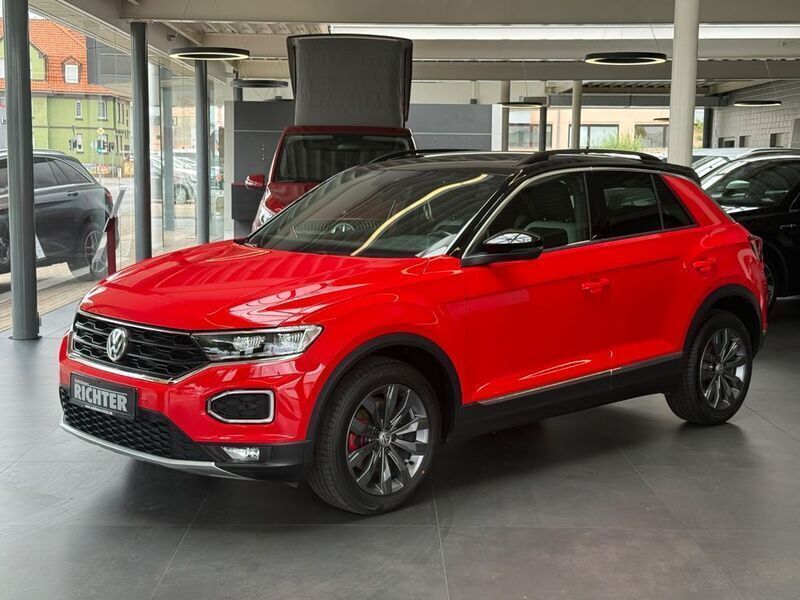 Rot Gebraucht 2019 VW T-Roc Sportline SUV | 19.950 € (Fairer Preis) - Bild 1/4