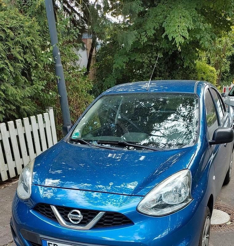 Gebraucht Nissan Micra Visia 80 PS (58 kW) 2015 Blau Kleinwagen