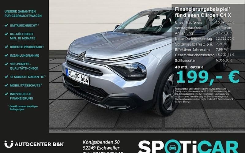 Lack grau artense/typ aussenve Gebraucht 2024 Citroën C4 PureTech Limousine | 15.890 € (Superpreis) - Bild 1/4