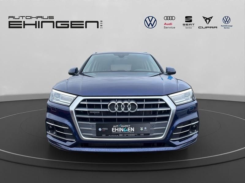 Gebraucht Audi Q5 S-Line 299 PS (219 kW) 2020 Navarrablau metallic SUV