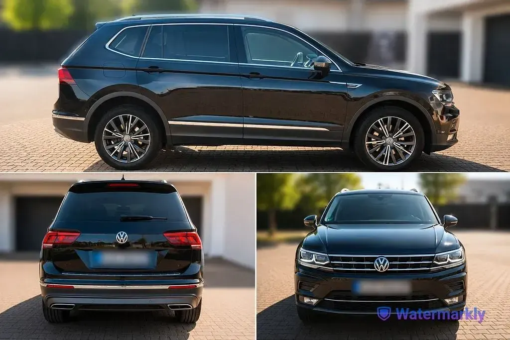 Gebraucht VW Tiguan Allspace 190 PS (139 kW) 2019 Schwarz SUV