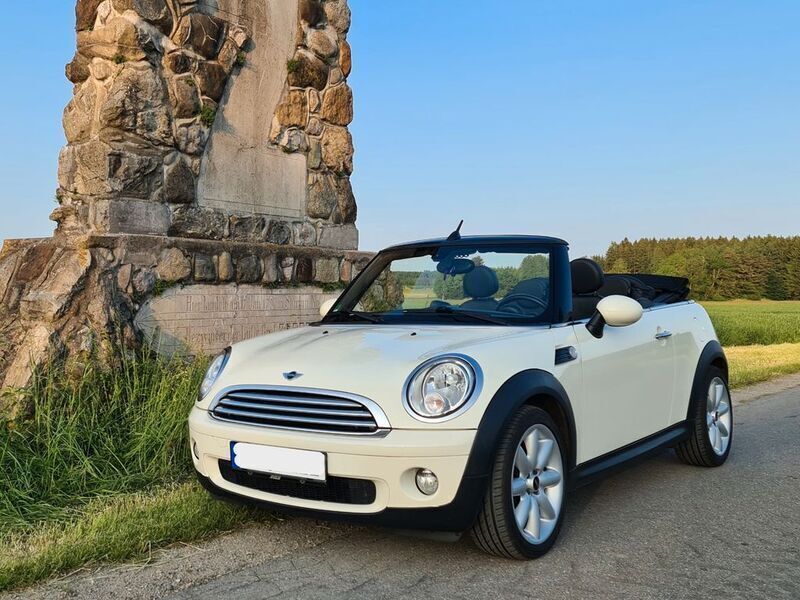 Weiß Gebraucht 2010 Mini Cooper Cabriolet Cabrio | 6.200 € (Fairer Preis) - Bild 1/4