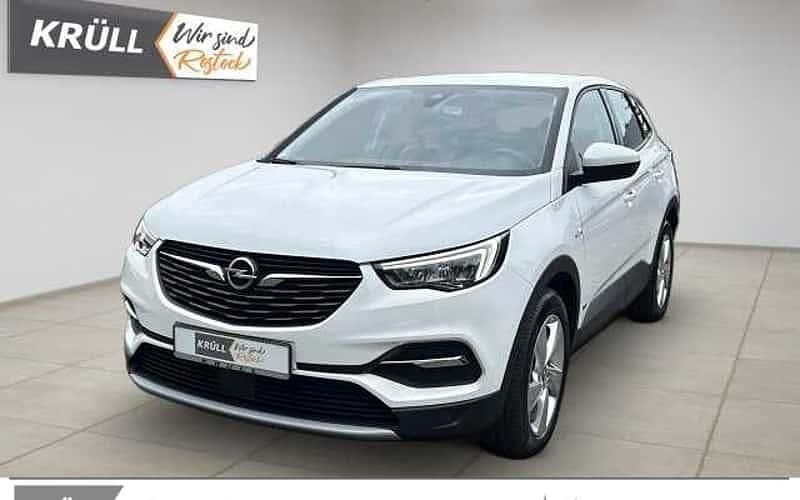Weiß (jade weiss/arktis weiss) Gebraucht 2022 Opel Grandland X Elegance SUV | 20.990 € (Superpreis) - Bild 1/4