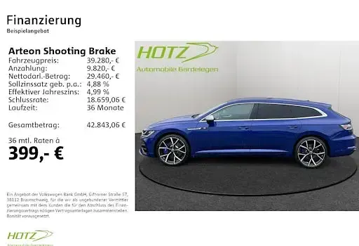 Brugt VW Arteon R 320 HK (235 kW) 2023 Blå Stationcar