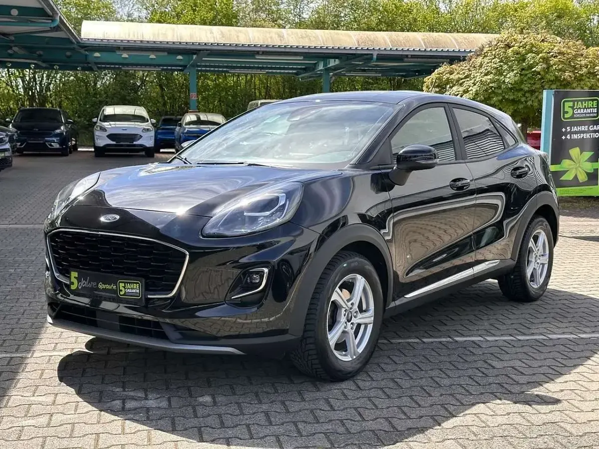 Gebraucht Ford Puma Titanium 125 PS (91 kW) 2022 Obsidianschwarz metallic SUV
