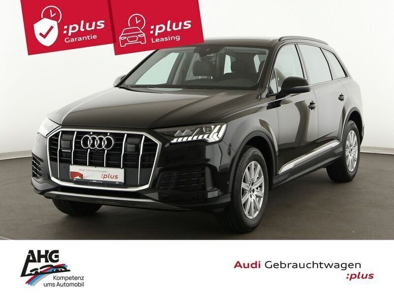 Mythosschwarz metallic Gebraucht 2022 Audi Q7 Business SUV | 49.900 € (Guter Preis) - Bild 1/4