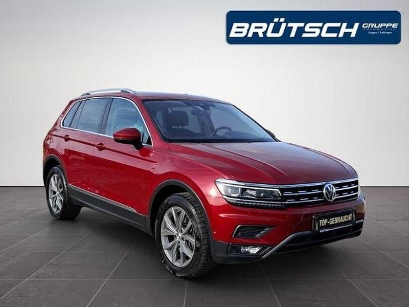 Gebraucht VW Tiguan Highline 220 PS (161 kW) 2018 Ruby red metallic SUV