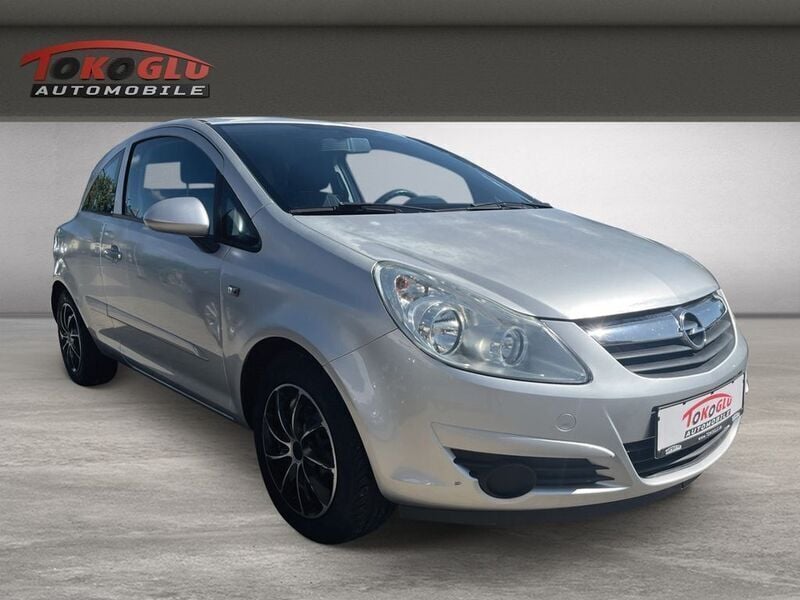 Silber Gebraucht 2007 Opel Corsa Edition Kleinwagen | 990 € (Guter Preis) - Bild 1/4