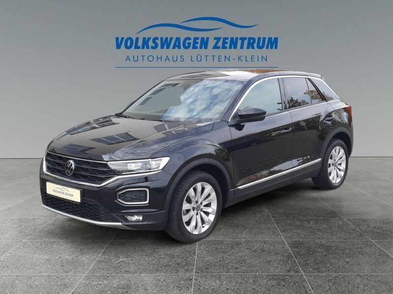 Schwarz Gebraucht 2021 VW T-Roc Sport SUV | 21.990 € (Superpreis) - Bild 1/4