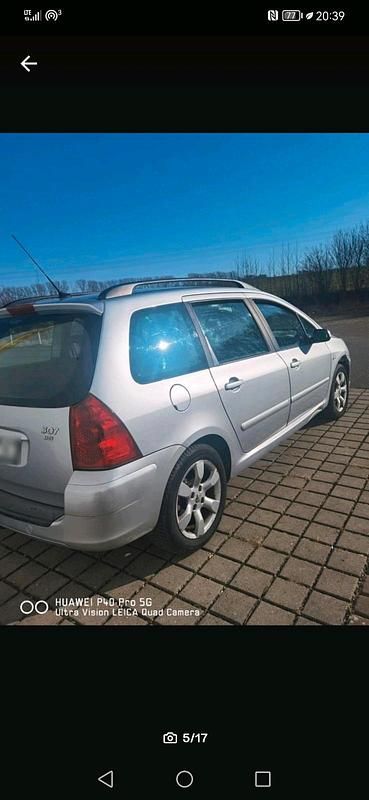 Gebraucht Peugeot 307 90 PS (66 kW) 2007 Silber Kombi