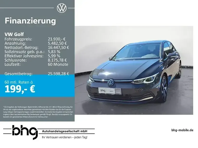 Gebraucht VW Golf VIII Style 150 PS (110 kW) 2024 Limousine