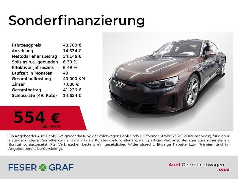 Jazzbraun metallic individuallackierungen audi exc Gebraucht 2022 Audi e-tron GT quattro Ambiente Limousine | 48.780 € (Superpreis) - Bild 1/2