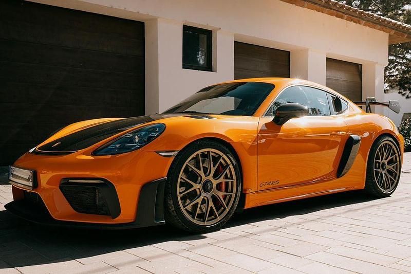 Orange Gebraucht 2022 Porsche Cayman GT4 Coupé | 189.500 € - Bild 1/4