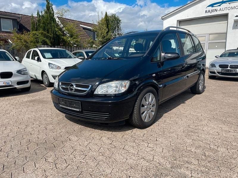 Schwarz Gebraucht 2005 Opel Zafira Njoy Van / Kleinbus | 1.450 € (Superpreis) - Bild 1/4