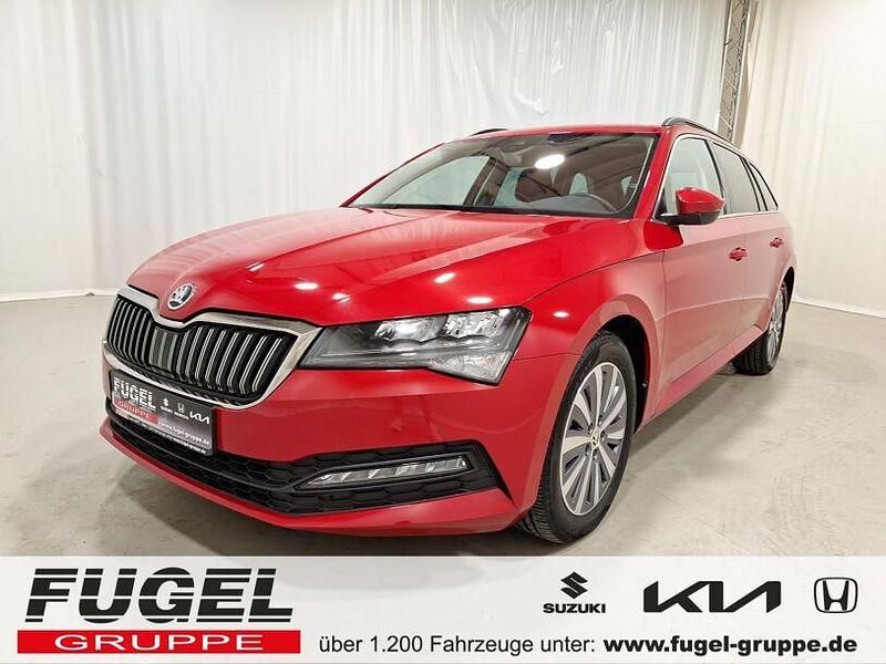 Velvetrot metallic Gebraucht 2021 Skoda Superb Ambition Kombi | 26.469 € (Fairer Preis) - Bild 1/4