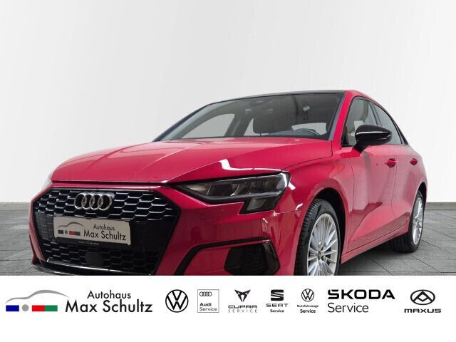 Rot Gebraucht 2021 Audi A3 Advanced Limousine | 23.990 € (Fairer Preis) - Bild 1/3