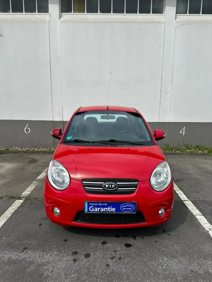 Gebraucht Kia Picanto 66 PS (48 kW) 2009 Rot Kleinwagen