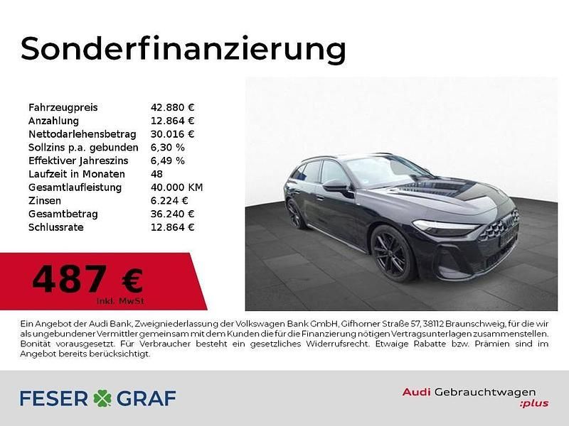 Gebraucht Audi A5 S-Line 150 PS (110 kW) 2025 Mythosschwarz metallic Kombi