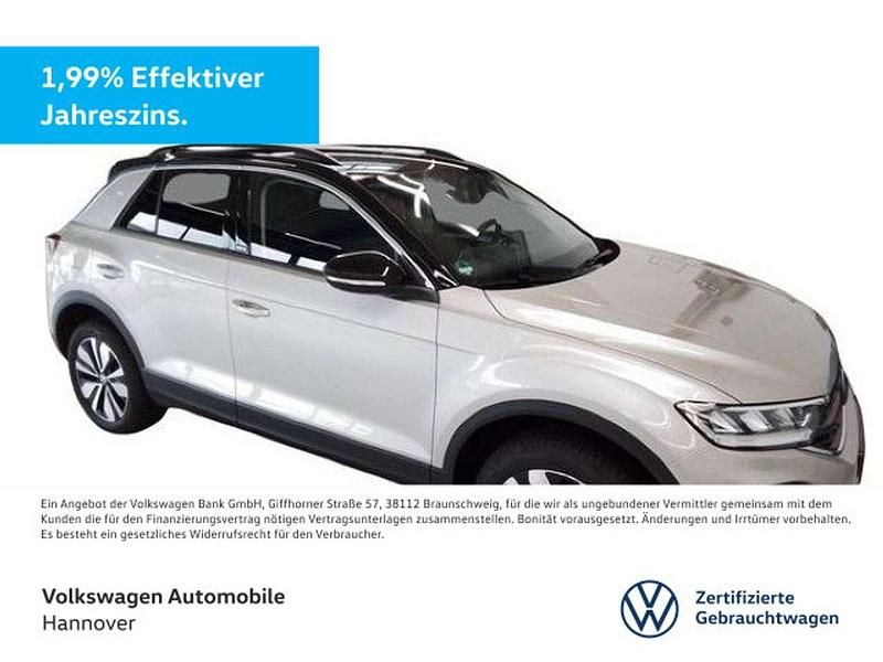 Ivory silver metallic Gebraucht 2024 VW T-Roc Move SUV | 25.790 € (Guter Preis) - Bild 1/3