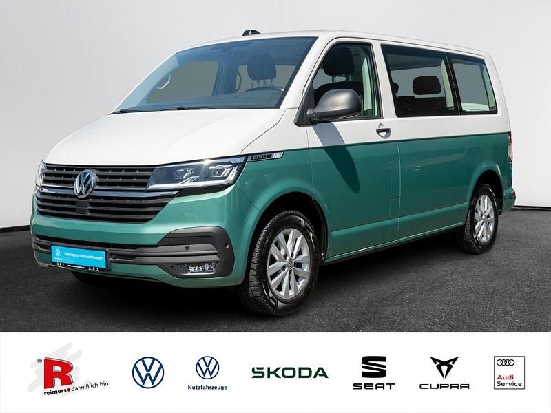 Candyweiß/bay leaf green meta Gebraucht 2020 VW T6.1 Trendline Van | 40.990 € (Fairer Preis) - Bild 1/4