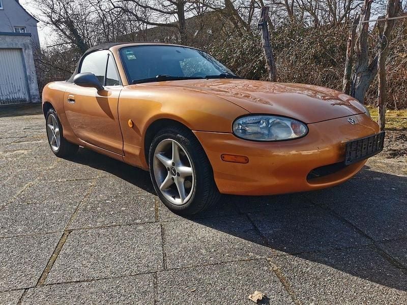 Gebraucht Mazda MX5 110 PS (80 kW) 1998 Gold Cabrio