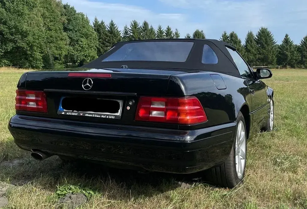 Gebraucht Mercedes SL320 224 PS (164 kW) 2001 Schwarz Cabrio