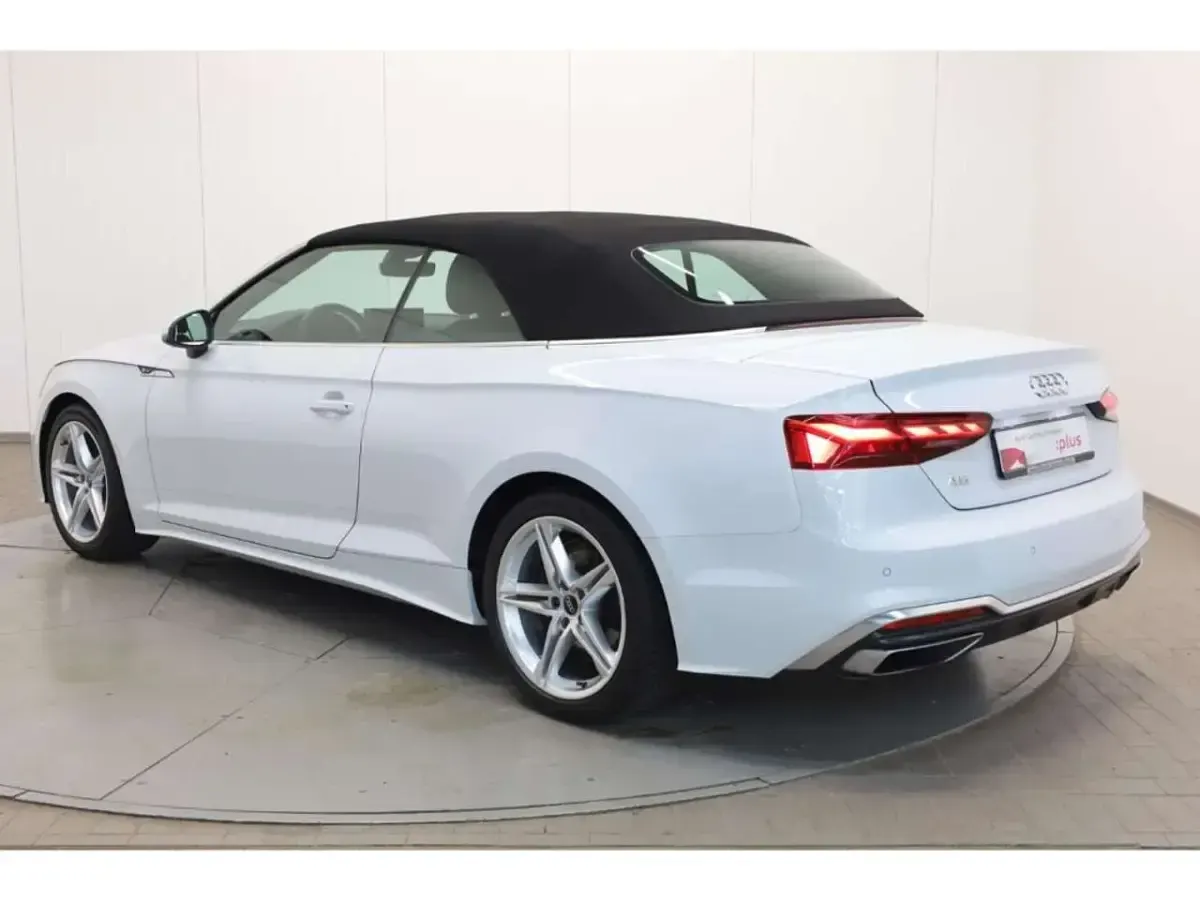 Gebraucht Audi A5 Cabriolet S-Line 163 PS (119 kW) 2022 Gletscherweiß metallic Cabrio