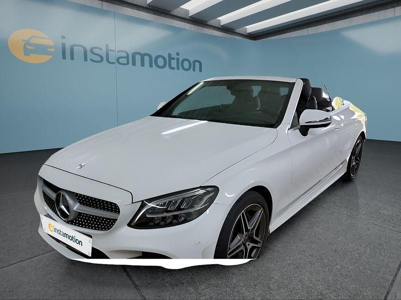 Weiß Gebraucht 2019 Mercedes C180 Cabrio | 31.449 € (Fairer Preis) - Bild 1/4