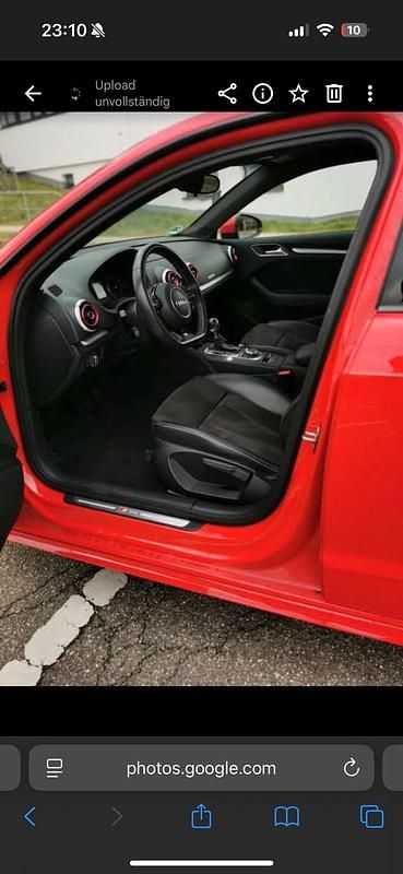 Gebraucht Audi A3 S-Line 184 PS (135 kW) 2014 Rot Limousine