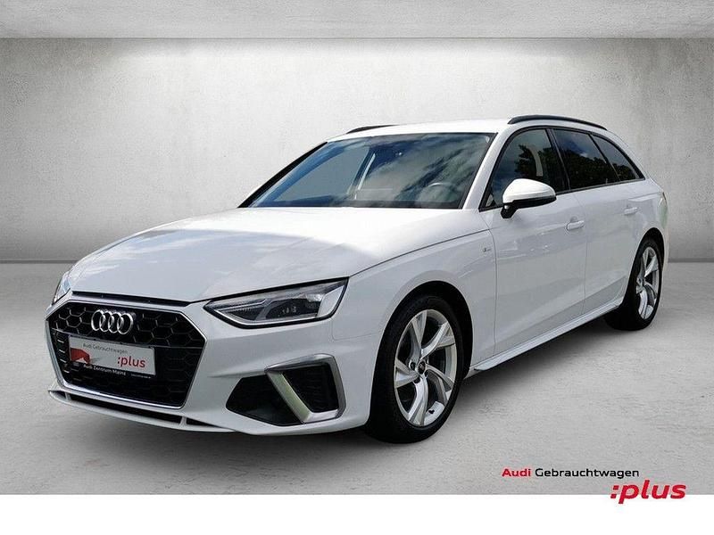 Weiß Gebraucht 2022 Audi A4 S-Line Kombi | 29.380 € (Guter Preis) - Bild 1/4