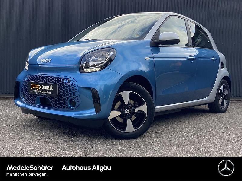 Karosserie in steel blue Gebraucht 2020 Smart ForFour Electric Drive Limousine | 10.490 € (Etwas zu teuer) - Bild 1/4