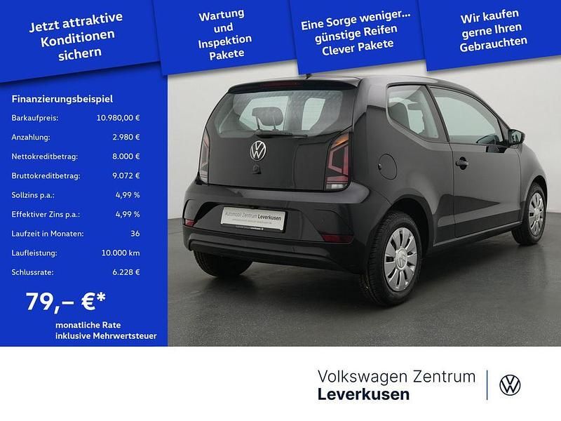 Gebraucht VW up! 65 PS (47 kW) 2022 Schwarz Kleinwagen