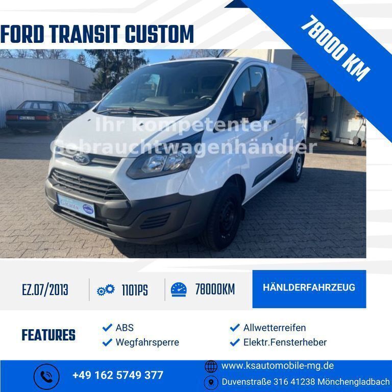 Weiß Gebraucht 2013 Ford Transit Custom Van | 5.999 € - Bild 1/4