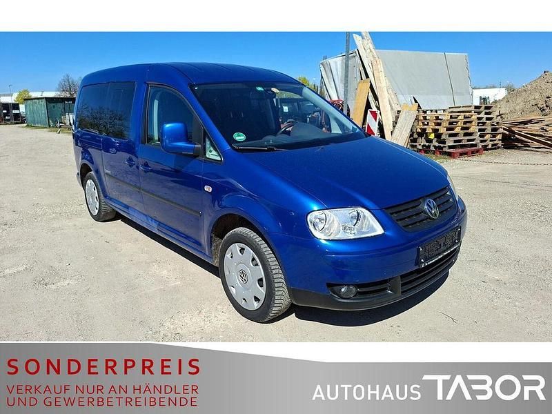 Gebraucht VW Caddy Maxi Team 105 PS (77 kW) 2010 Ravennablau metallic Van / Kleinbus