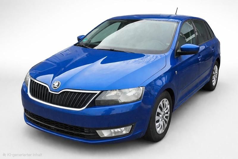 Gebraucht Skoda Rapid 85 PS (62 kW) 2014 Blau Kleinwagen