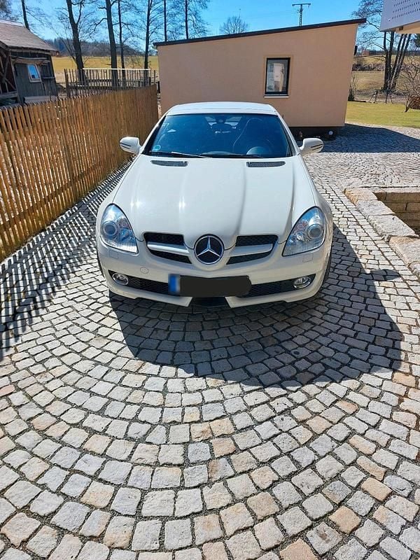 Gebraucht Mercedes SLK350 305 PS (224 kW) 2008 Weiß Cabrio