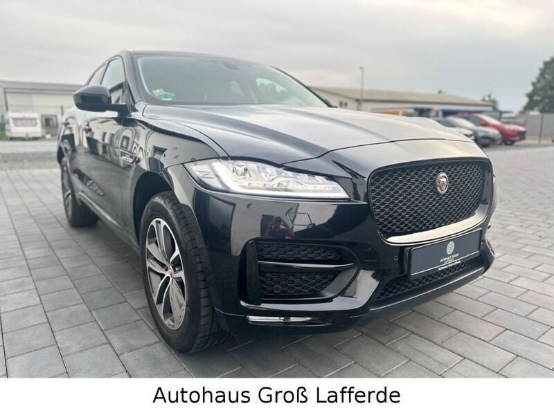 Schwarz Gebraucht 2019 Jaguar F-Pace R-Sport SUV | 25.490 € (Fairer Preis) - Bild 1/4
